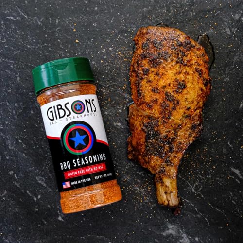 GIBSONS STEAKHOUSE Seafood Seasoning, 5.5oz Bottle