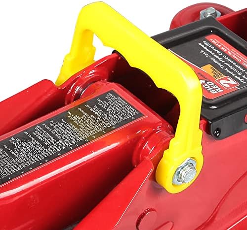 BIG RED Torin Hydraulic Trolley Floor Jack Combo with 2 Jack Stands, 2 Ton Capacity (T82001)