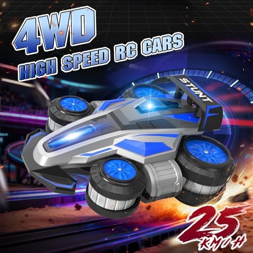 High Speed Remote Control Car Rc Drift 25KM/H, 360° Rotating 2.4 GHz 4WD RC Cars for Boys, Girls Adults
