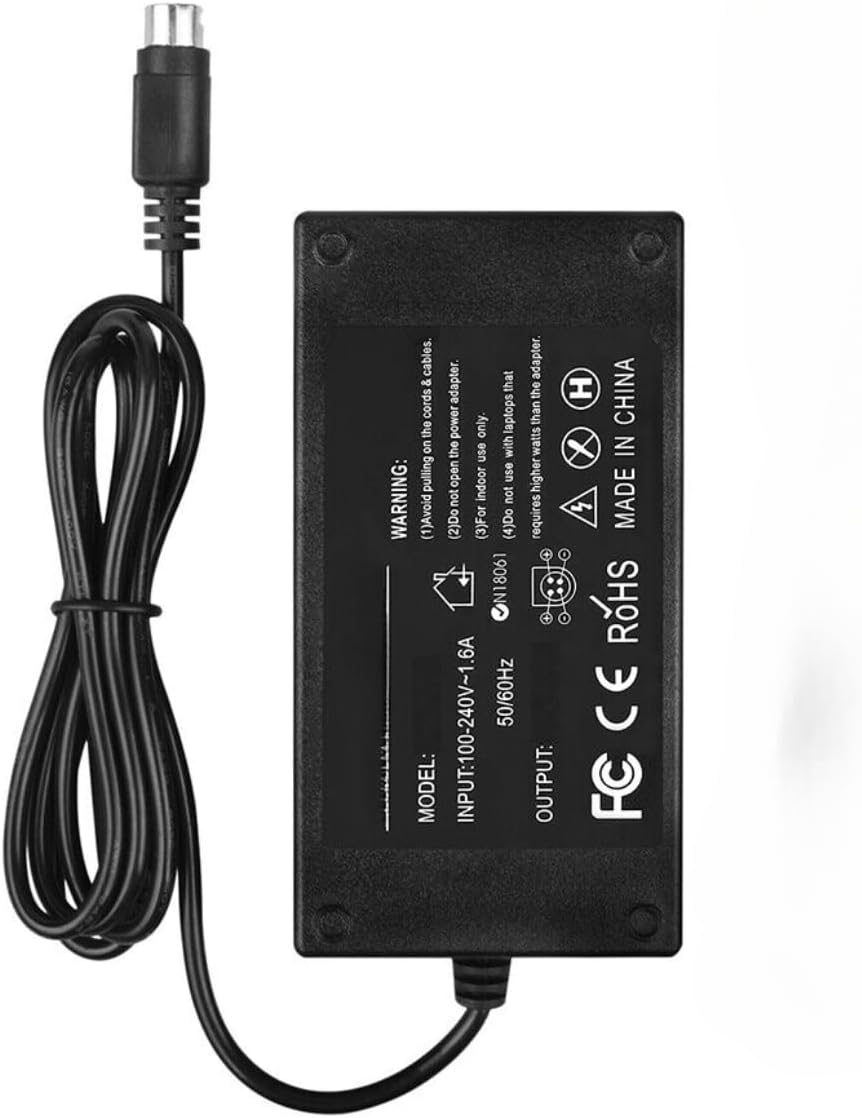 24V 4Pin Replacement Adapter for Makerbot Replicator 2 2X Desktop 3D Printer MP04948 MP04952 MP05927 Power Supply Cable Cord