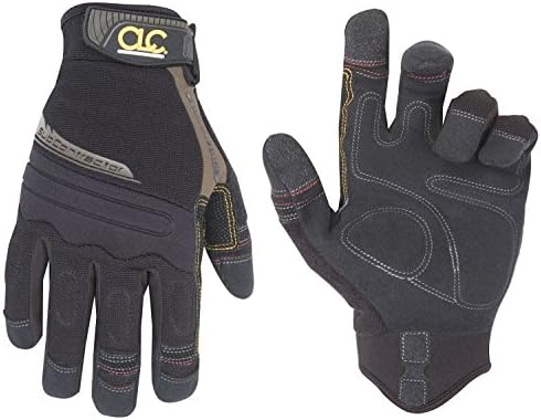 Custom Leathercraft130M Subcontractor Flex Grip Work Gloves, Medium