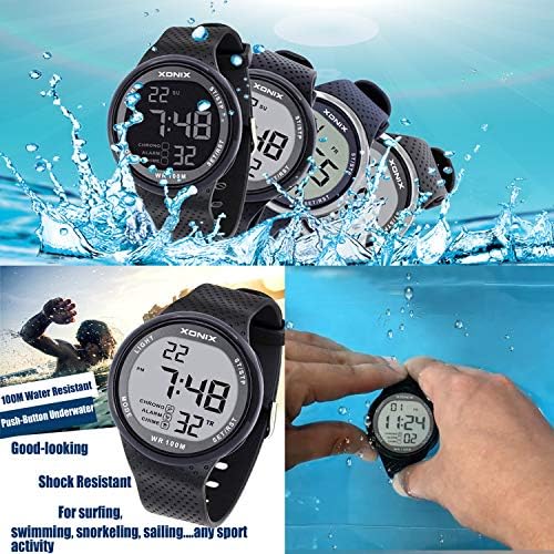 TOMORO Vogue Men's Unisex 100M Waterproof Ultra-Thin Minimalist Sports Watch