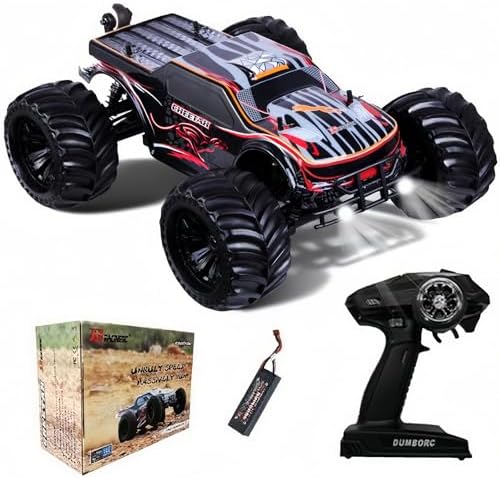 JLBRACINGRC 1/10 Brushless RC Cars for Adults, 80+ KPH, 4WD RC Trucks |120A ESC Monster Trucks, All-Terrain Off-Road Big Remote Control Car