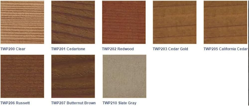 TWP 205 California Cedar Shake and Shingle Sealant - Professional Strength, Deep Penetrating Wood Protectant, UV & Water Resistant