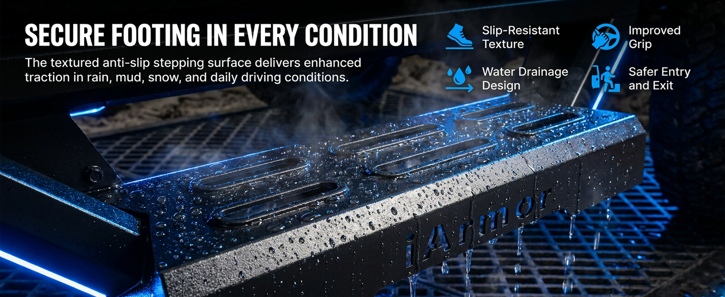 APS iArmor Drop Step Running Boards