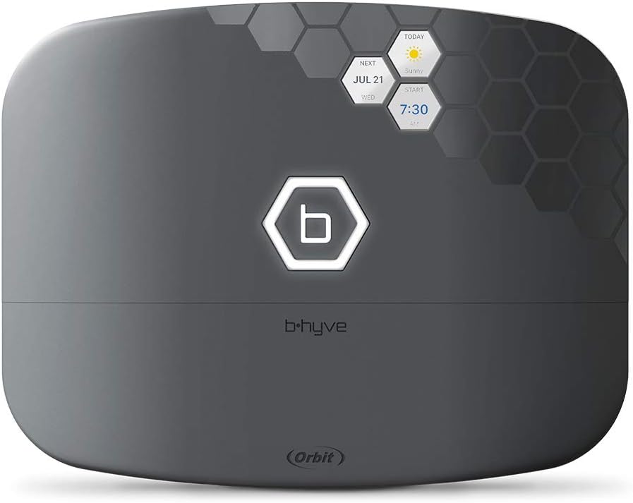 Orbit B-hyve XR Smart Sprinkler Timer - 8-Zone - WiFi-Enabled Indoor/Outdoor Irrigation Controller - App Control - Weatherproof Watering System
