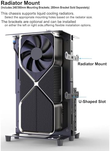 PC Creative Assembly Frame Test Bench，DIY Computer Case PC Frame Desktop Chassis Rack Stand Open Air Testbench Fits ATX ITX M-ATX Motherboard (ITX)