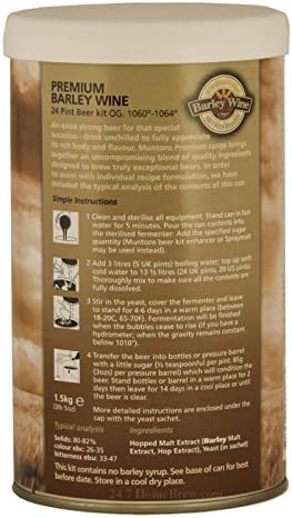 Barley Wine Premium Range Beer Making Ingredient Kit