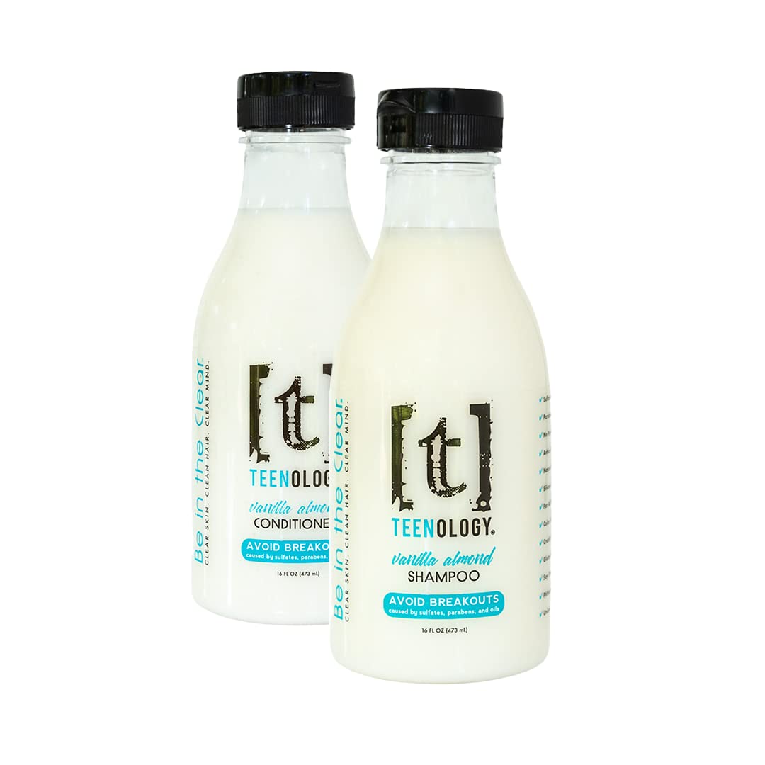 Teenology Shampoo & Conditioner Bundle – Avoid Acne Breakouts