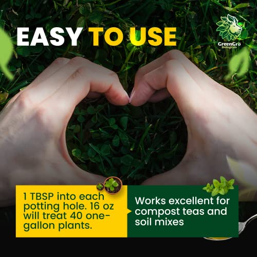 GreenGro Granular Plus Myco All-in-One Fertilizer with Kelp | Humic Acid, Organic Root Stimulator, Plant Food, Mycorrhizae, Indoor & Outdoor Gardens