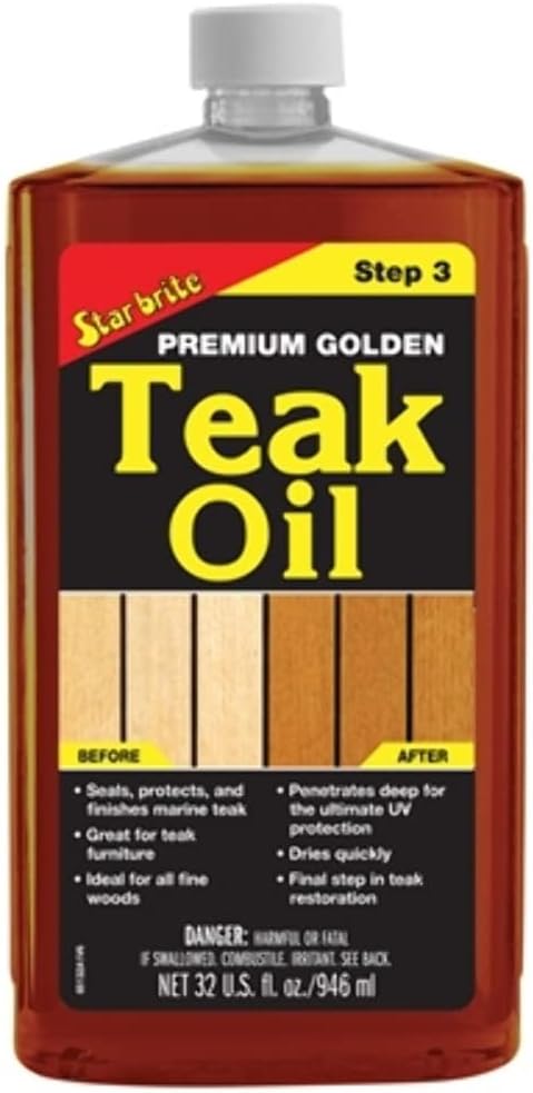 Star Brite Premium Gold Teak Oil Quart