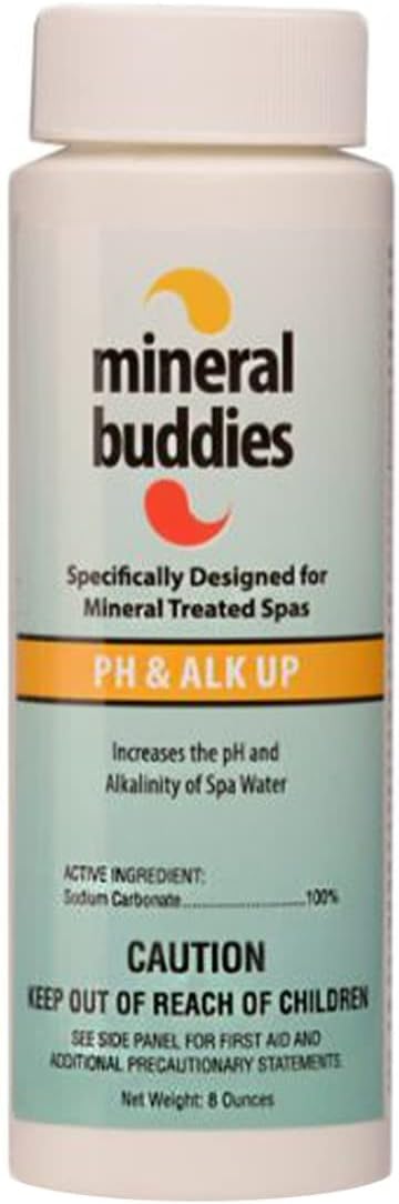 Mineral Buddies® Hot Tub pH and Alkalinity Spa Up 8oz – 6 Pack - for Hot Tubs and Spas - pH and Alkalinity Increaser – 3lbs