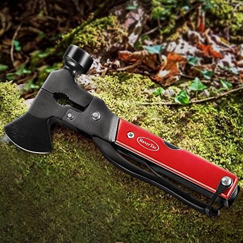 14-in-1 Multitool Camping Axe Hatchet – Essential Camping Gear with Knife, Hammer, Saw, Bottle Opener