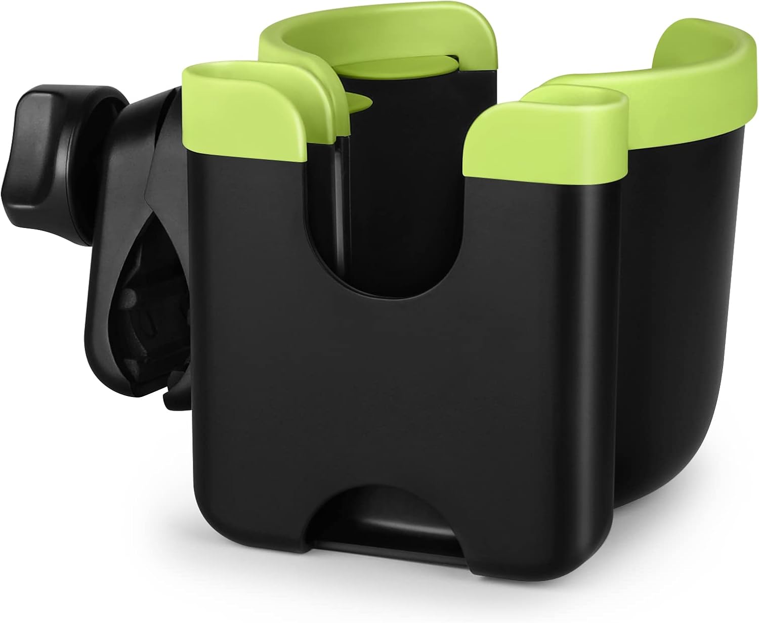 Accmor Stroller Cup Holder with Phone Holder, Bike Cup Holder, Universal Cup Holder for Uppababy Nuna Strollers, 2-in-1 Drinks Holder for Walker