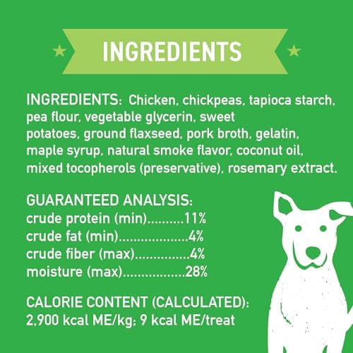 Cloud Star Wag More Bark Less - Dog Treats - Soft Chews - Grain Free Chicken & Sweet Potato - 5 oz Pouch