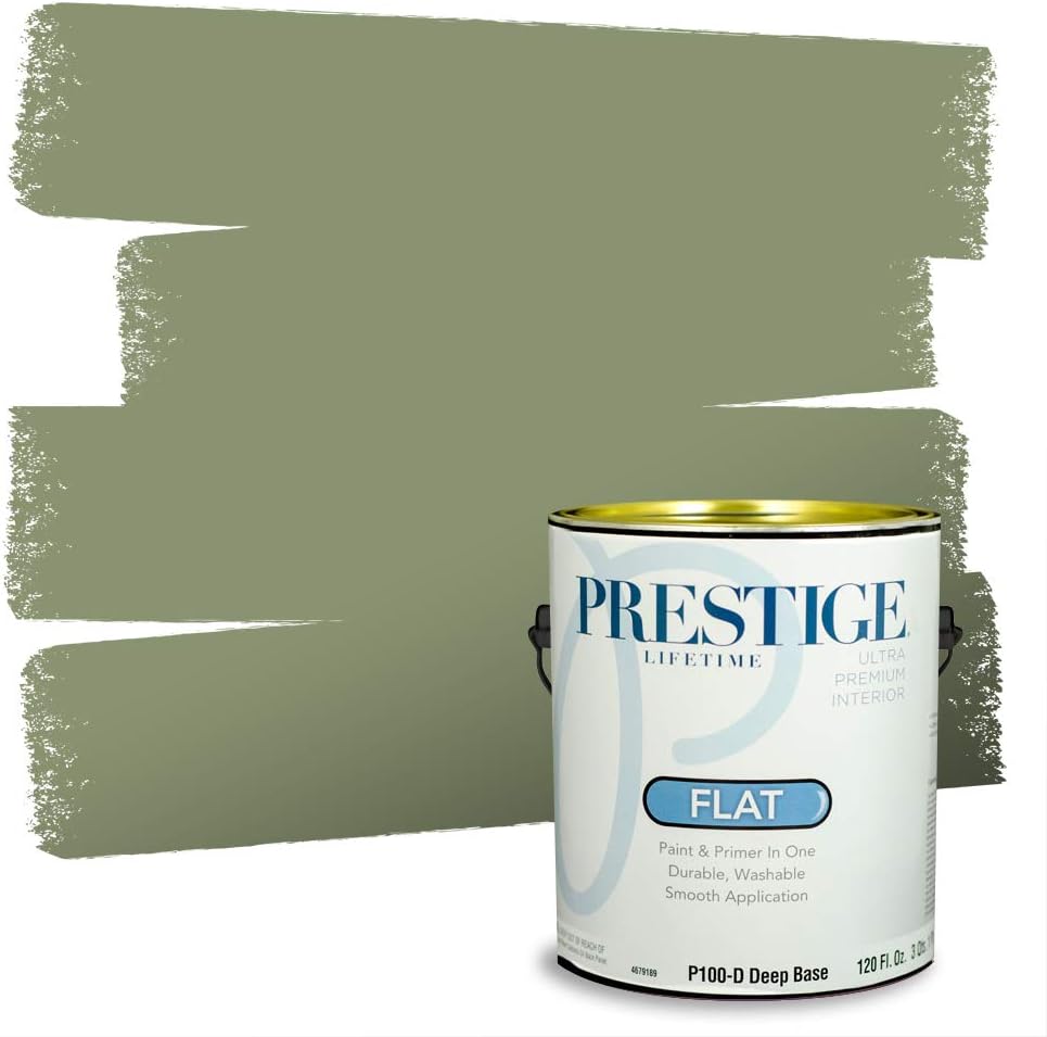 PRESTIGE Interior Paint and Primer in One, Garden Sage, Eggshell, 1 Gallon
