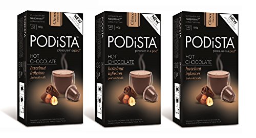 Hot Chocolate Nespresso Compatible Capsules Hot Cocoa Pods - Mint Infusion - 10 Pod Package