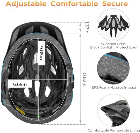 ROCKBROS Kids Full Face Bike Helmet Lightweight Detachable MTB Helmet