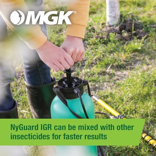 MGK NyGuard IGR Concentrate | Insect Growth Regulator | 140 ML | Break the lifecycle, Cockroach, Flea, Ant, Fly and Mosquito Concentrate, for Indoor/Outdoor Applications