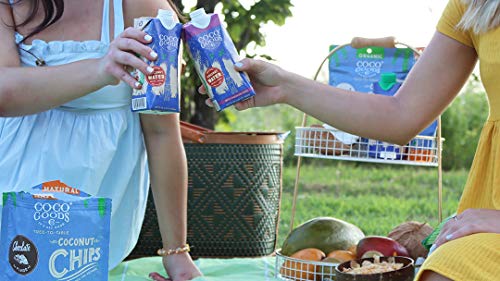 CocoGoods Co Single-Origin Natural Coconut Water with Fresh Passion Fruit Juice 16.9 fl. oz (Pack of 12)