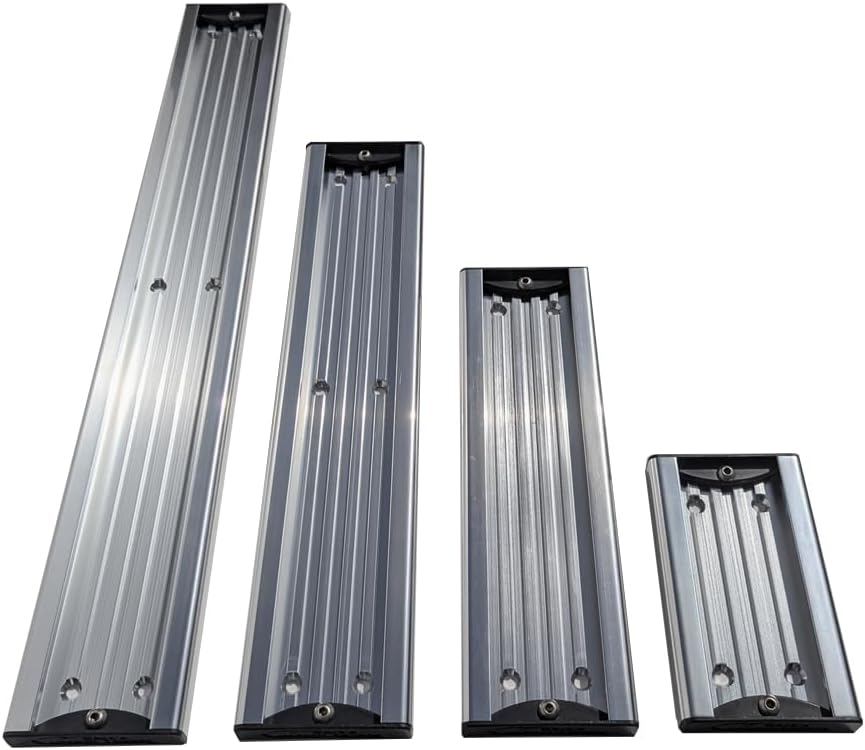 Bert's Custom Tackle 6" Boat Track System Mounting Track, Buff Brite