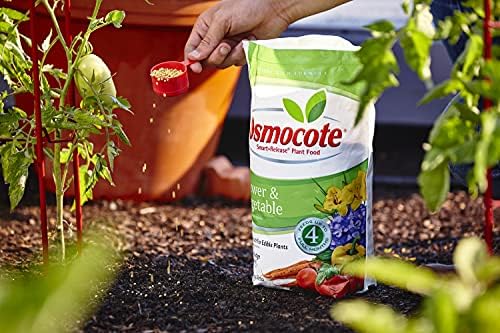 Osmocote Smart-Release Plant Food Flower & Vegetable, Plant Fertilizer, 8 lbs. (4-Pack)