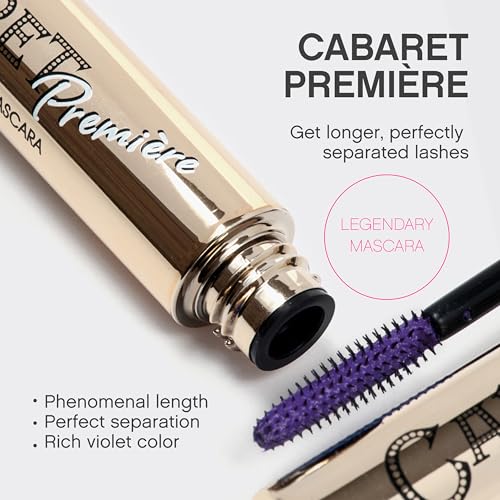 Vivienne Sabó Cabaret Premiere Black Mascara, Volume and Length, Defining, Curling, No Flaking, No Clumping, Smudge Proof, Washable, Cruelty-Free, Made in Europe, (01 Black), 0.3 Fl Oz, 1 Pack
