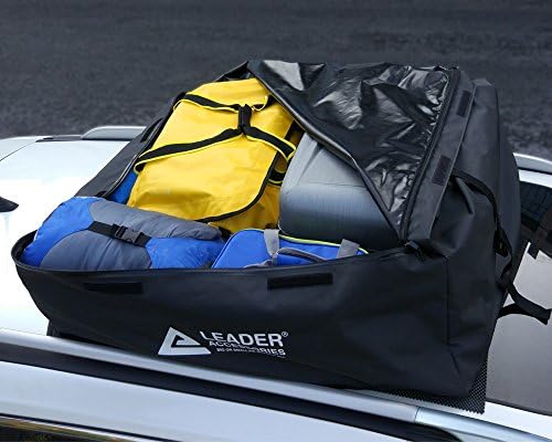 Leader Accessories Roof Rack Cargo Basket 64"x39"x4" for SUV Truck Van Car | 150 lbs Capacity, Alloy Steel with Rust-Resistant , Easy Assembly, Extra Storage for Luggage, Camping & Outdoor Road Travel