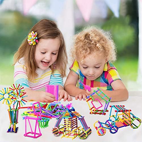 Juboury 1054Pcs Building Toy Building Blocks Bars Educational Set Puzzle