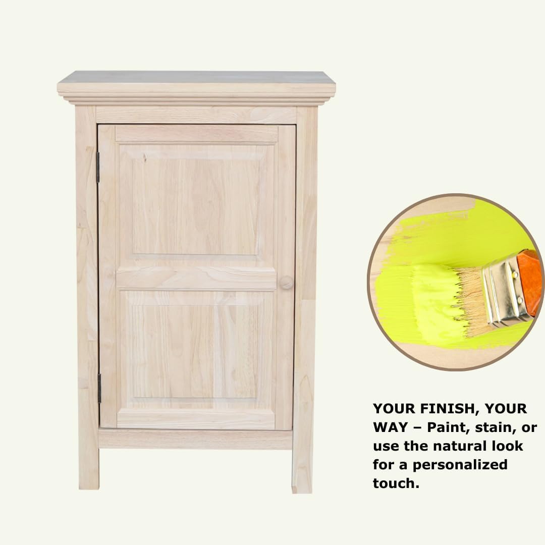 International Concepts Home Accents Unfinished 36" Single Jelly Cabinet