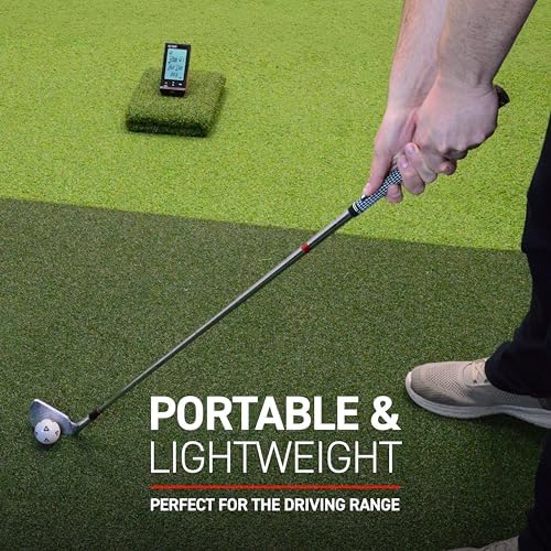 GOLFBUDDY Shot Mate Launch Monitor – Doppler Radar Golf Swing Analyzer, Ball & Club Speed, Smash Factor, Carry Distance, TFT LCD Display