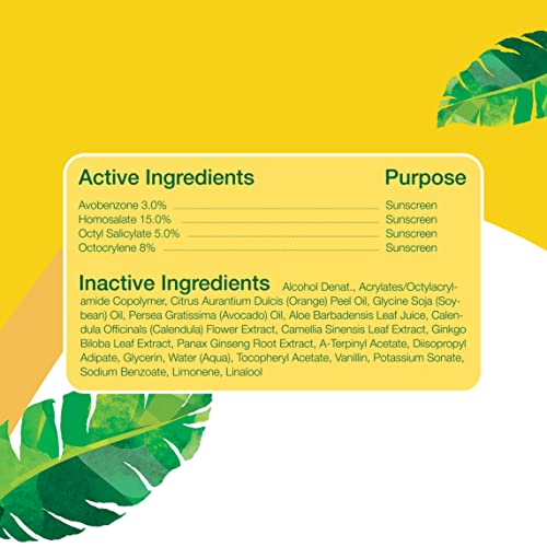 Alba Botanica Sport Sunscreen Spray for Face and Body, SPF 50, 5 fl oz Bottle