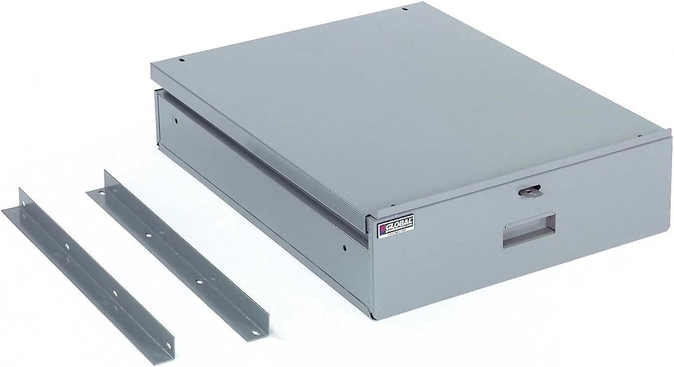 Global Industrial Standard Workbench Drawer, Gray, 5-3/8"H