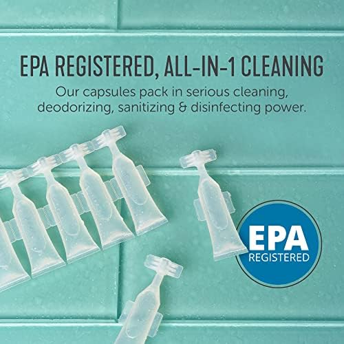 Force of Nature Cleaner & Disinfectant Capsule Refills - 25 ct | EPA-Registered, Non-Toxic Cleaning, Deodorizing, Sanitizing - Refills Make 25 Bottles (12 oz each) Replaces Multiple Cleaners