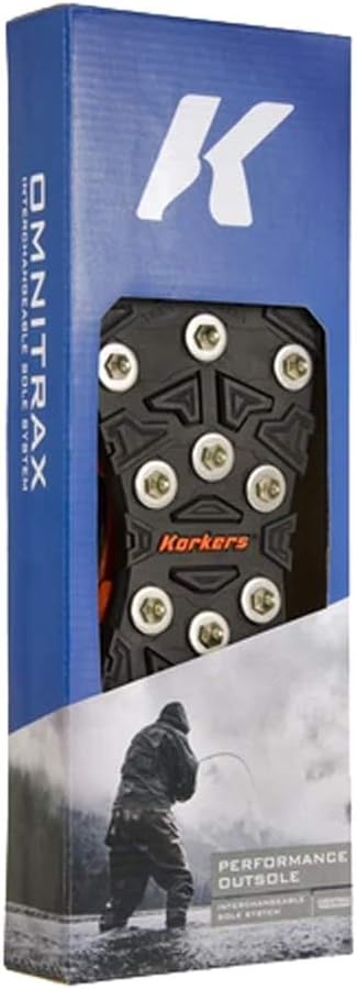 Korkers OmniTrax v3.0 Interchangeable Sole - Triple Threat with Carbide Spikes
