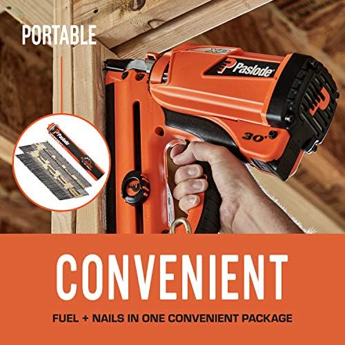 Paslode, Framing Nails and Fuel Pack, 650524, 3 inch x .120 Gauge, Smooth Brite, 1 Fuel Cell and 1,000 Nails