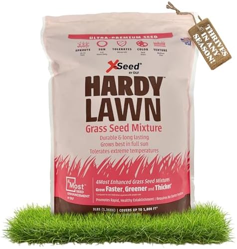 X-Seed Ultra Premium Hardy Lawn Seed Mixture, 7-Pound