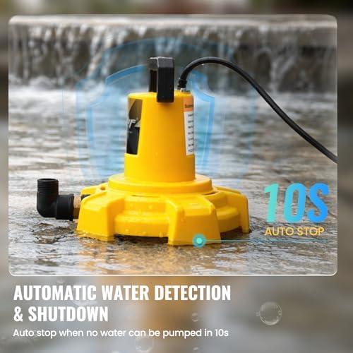 Cordless Submersible Sump Pump Compatible with Dewalt 20V/60V MAX Battery | Tool Only