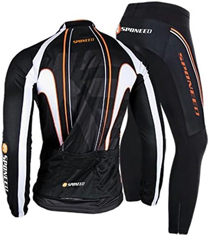 Men's Cycling Cothing Sets Long Sleeved Bicycle Jersey and Pants Kits Road Bike Cyclist Wear