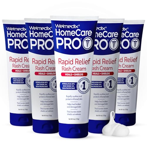 Welmedix Adult Diaper Rash Cream - Maximum Strength Zinc Oxide Cream | Moisturizing Skin Barrier - Fragile Skin Protection Ointment - Diaper Rash Cream for Adults - 4oz Tube