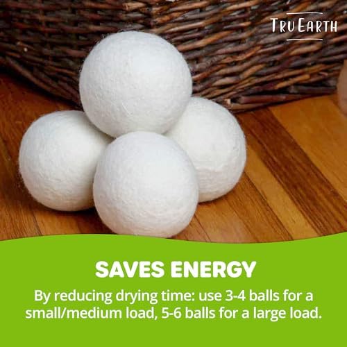 Tru Earth Wool Dryer Balls, Set of 4 XL