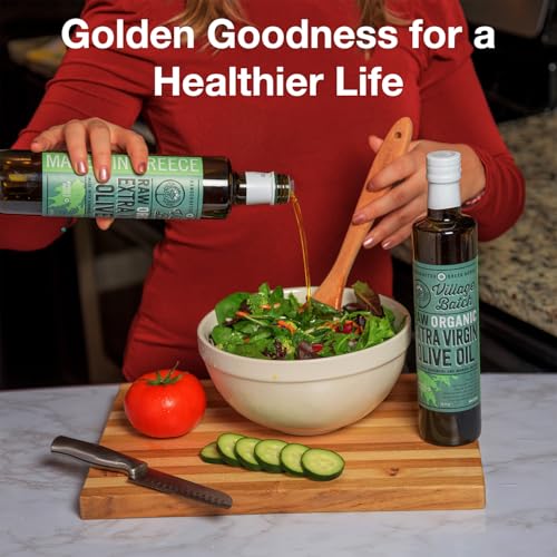 VILLAGE BATCH - AWARD WINNERS - KORONEIKI OLIVE OIL Greek Olive Oil ORGANIC COLD PRESSED OLIVE OIL Extra Virgin Olive Oil High In Polyphenols