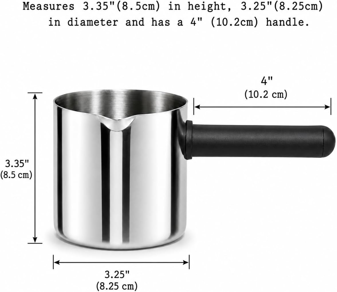 Mian 4 Cup Universal Stainless Steel Espresso Coffee Replacement Carafe Compatible with Krups, Mr. Coffee, DeLonghi, Breville, Hamilton Beach