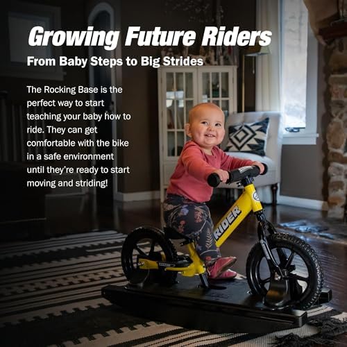 Strider Rocking Base for 12” Strider Balance Bikes, Ages 6 Months–2 Years | For 12 Models, Converts Strider Balance Bike into Rocking Toy