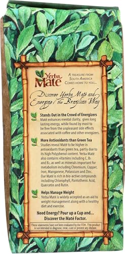 The Mate Factor, Tea Mate Green Tea Organic Loose, 12 Ounce