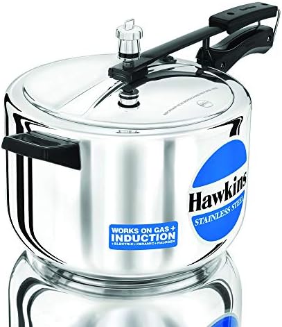 Hawkins Stainless Steel 5.0 Litre Pressure Cooker