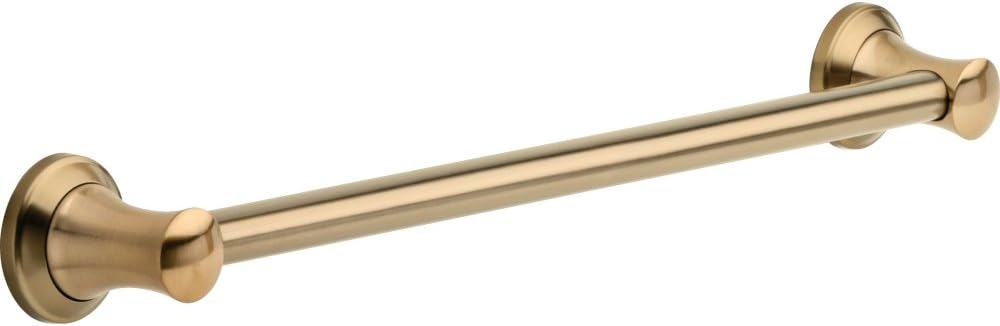 Delta Faucet 41712-CZ Transitional 12-Inch Grab Bar with Concealed Mounting, Champagne Bronze