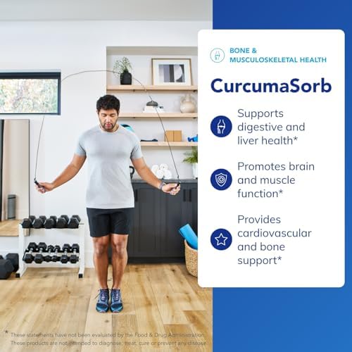 Pure Encapsulations CurcumaSorb 180's - Meriva Curcumin Phytosome - Supports Joint Health* - Gluten Free & Non-GMO - 180 Capsules | Curcumin