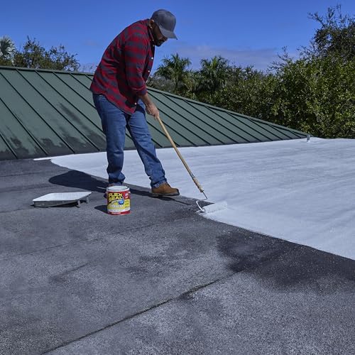 Flex Seal Liquid, Rubber Coating Sealant, Waterproof, Flexible, Breathable, and UV Resistant, Roof Repair, Basements, RV, Campers, Trailers, Marine