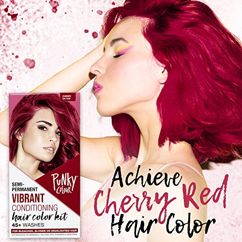 Punky Colour Box Kit Cotton Candy Semi Permanent Hair Color - Vegan, Cruelty-Free Conditioning Hair Dye, Lasts Up to 35 Washes